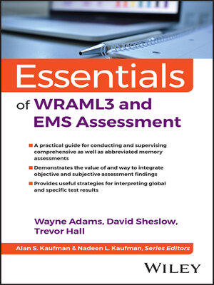 cover image of Essentials of WRAML3 and EMS Assessment